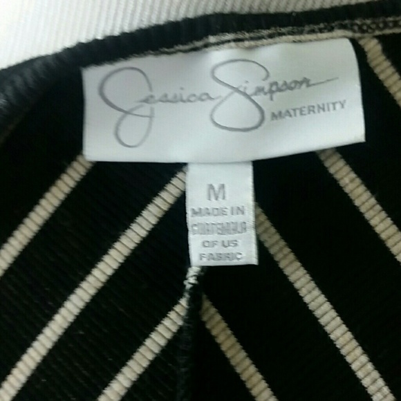 JESSICA SIMPSON l Striped Slim Knit Dress E1 - Picture 6 of 7